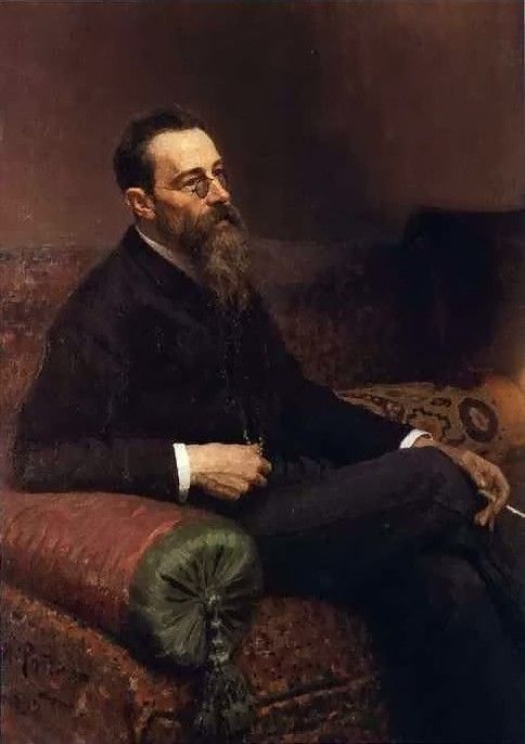 Il'ya Repin Portrait of the Composer Nikolay Rymsky-Korsakov